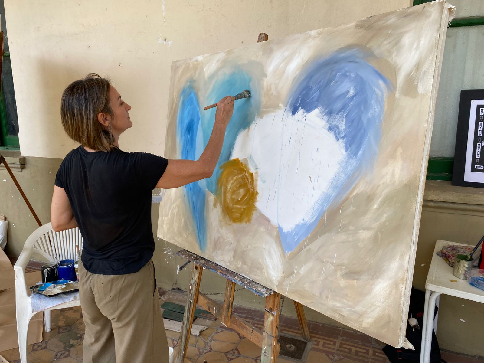 Un sábado de trabajo, arte y memoria en el Sitio RI9